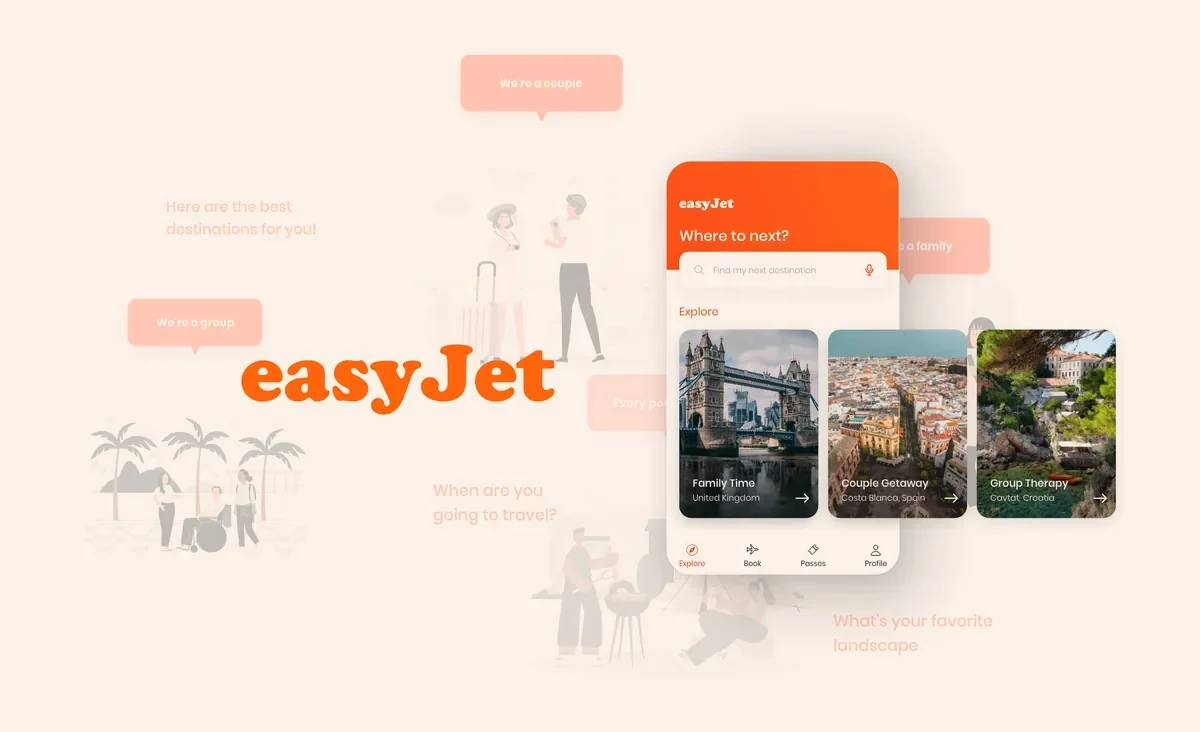 The easyJet search concept