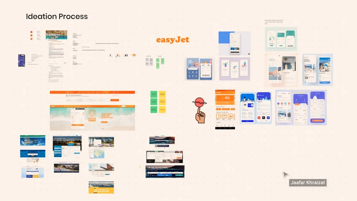 easyJet: the ideation wall