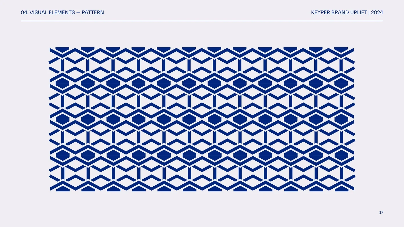 The Keyper pattern, drawn from the emblem