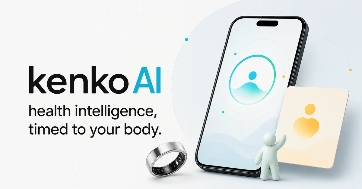 kenko AI website — health intelligence, timed to your body
