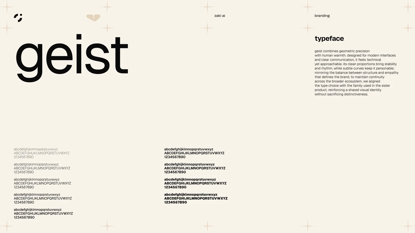zaki typeface — geist